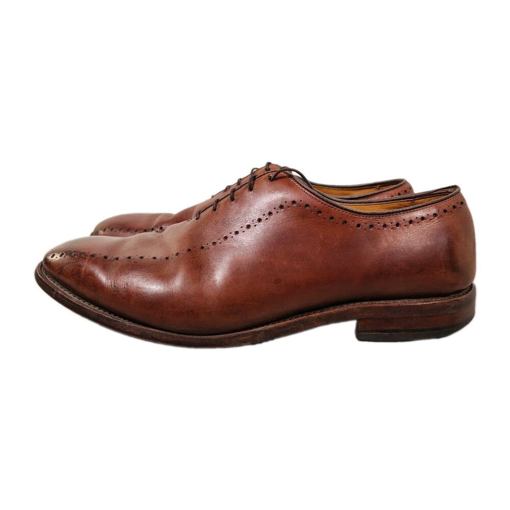Allen Edmonds Hastings Dress Shoes Mens 11 D Chestnut Leather Wholecut 1255 USA